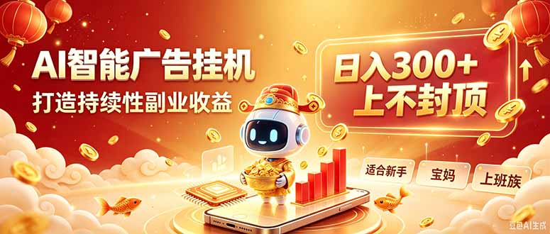 告别手动干活!AI自动化,解锁线上被动收益-鑫梵淘轻创网