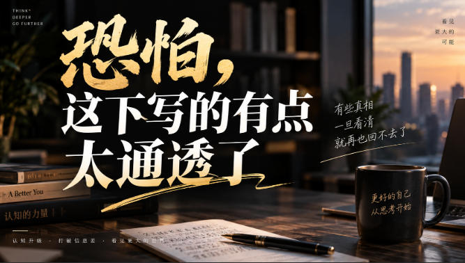 灏泽叔最新付费文章：恐怕，这下写的有点太通透了-鑫梵淘轻创网