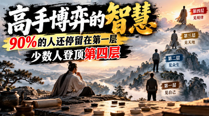 付费文章:高手博弈的智慧,90%的人还停留在第一层,少数人登顶第四层-鑫梵淘轻创网
