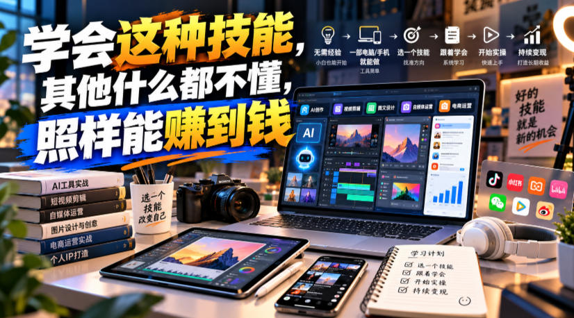 某公众号付费文章:学会这种技能,其他什么都不懂,照样能賺到钱-鑫梵淘轻创网