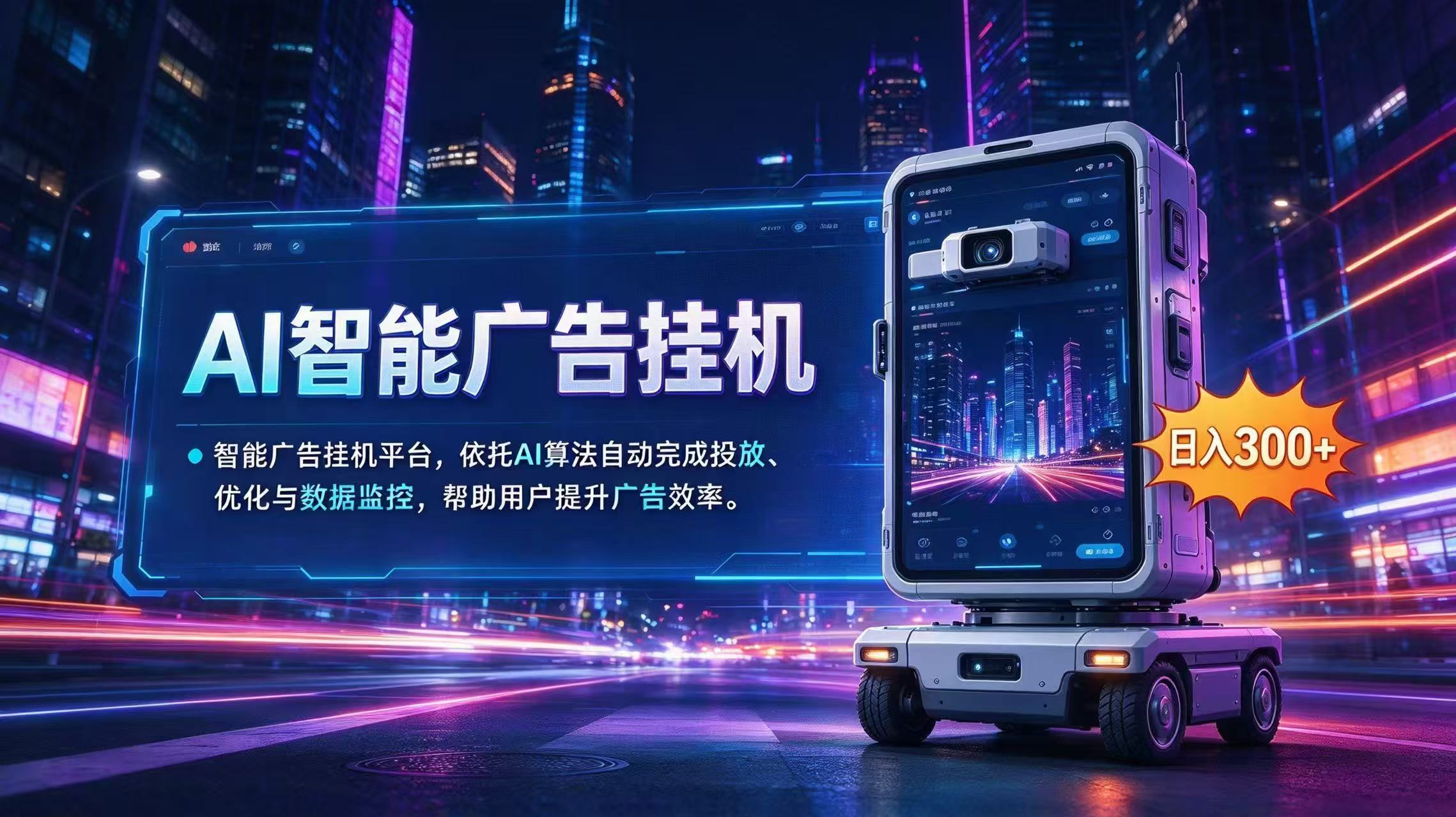 AI 智能广告挂机｜AI 自动运行，轻松托管广告任务-鑫梵淘轻创网