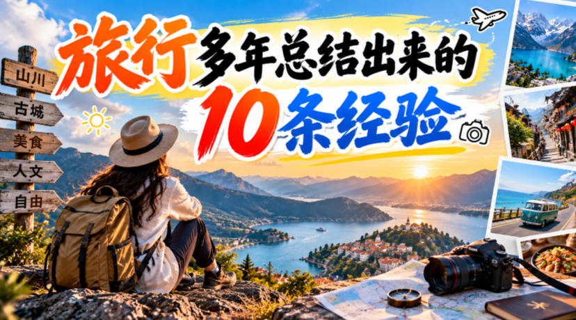 付费文章：旅行多年总结出来的10条经验-鑫梵淘轻创网