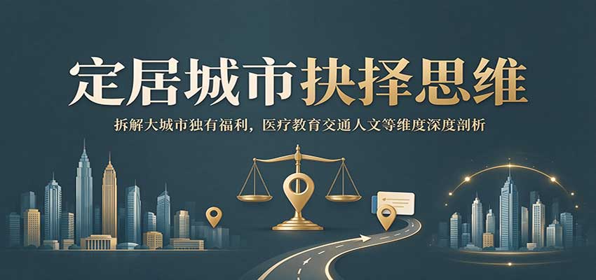 定居城市抉择思维：拆解大城市独有福利，医疗教育交通人文等维度深度剖析-鑫梵淘轻创网