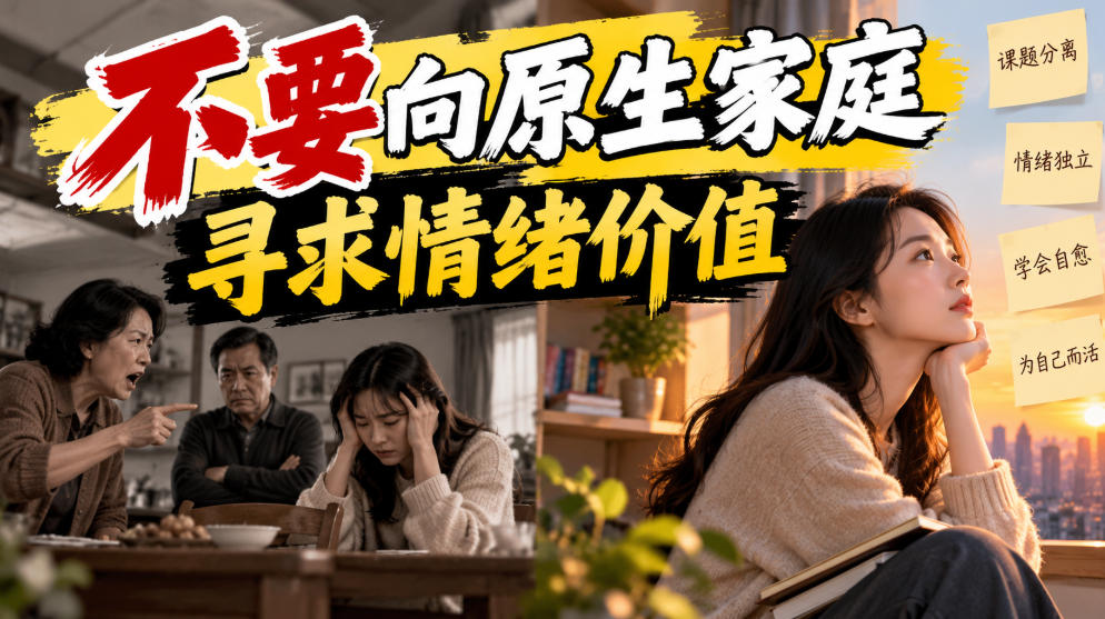某公众号付费文章:不要向原生家庭寻求情绪价值-鑫梵淘轻创网