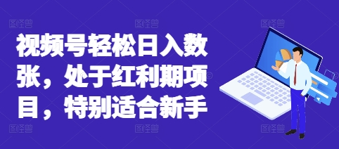 视频号轻松日入数张，处于红利期项目，特别适合新手-鑫梵淘轻创网