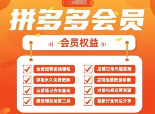 2025拼多多运营实战课，40节全流程教学，覆盖拼多多运营全链路-鑫梵淘轻创网