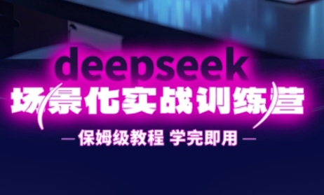 DeepSeek场景化实战训练营,保姆级教程,学完即用,手把手教你用DeepSeek提升效率-鑫梵淘轻创网